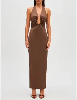Misha Alusia Maxi Brown Size 6 for rent on The Volte - image 1