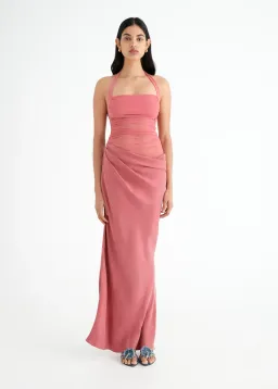 BENNI Gina Maxi Dress in Rose Size AU 8 for rent on The Volte - image 1