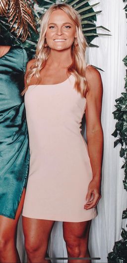 Bec & Bridge Ruby Mini Dress Peach size 6 for rent on The Volte - image 2