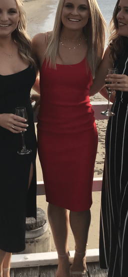 Bec & Bridge Florence MIDI Red Dress 6 for rent on The Volte - image 3