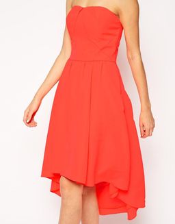 Ted Baker Coral Verity Drop Hem Dress Sz 3 (Sz 12) for rent on The Volte - image 3