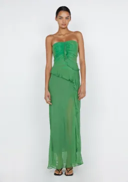Bec & Bridge Maresca Strapless Dress Green Apple Size 6 for rent on The Volte - image 1