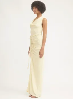Tojha Sutton Maxi Dress Lemonade Size 8 for rent on The Volte - image 5