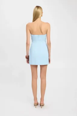 Kookai Oyster Pocket Mini Dress Blue Bell Size 8 for rent on The Volte - image 3