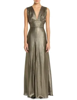 Sass & Bide  Lost In Monaco Dress in Antique Gold Size 16 for rent on The Volte - image 4
