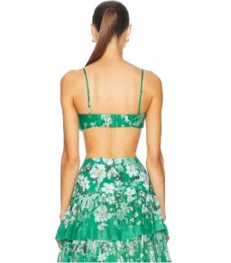 Zimmermann Everley Set Green Floral Size 0 / AU 8  for rent on The Volte - image 3
