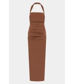 Sir the Label Nikki Gown in Chocolate Size 0 / AU 6  for rent on The Volte - image 4