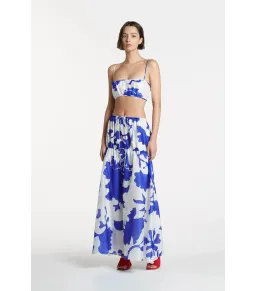 Sir The Label Vivi Top and Skirt Set Blue Print Size 1 / AU 8 for rent on The Volte - image 1