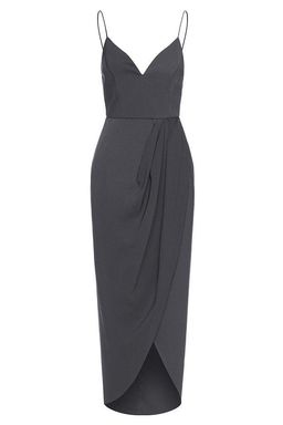 Shona Joy Core Cocktail Dress in Charcoal Size 12 for rent on The Volte - image 4
