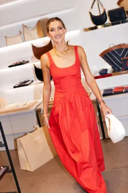 Oroton Tie Back Sundress Poppy Red Size AU 8  for rent on The Volte - image 5