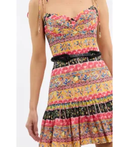 Rebecca Vallance Alessia Bustier Mini Dress Multi Size AU 8 for rent on The Volte - image 3