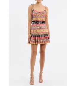 Rebecca Vallance Alessia Bustier Mini Dress Multi Size AU 8 for rent on The Volte - image 1