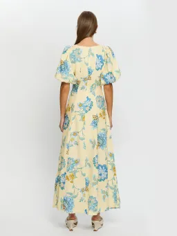 Kivari Giselle Cut Out Maxi Dress Floral Size AU 10 for rent on The Volte - image 2