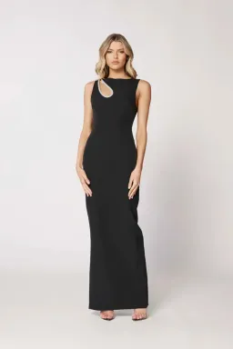 Bianca & Bridgett Valencia Dress Black Size AU 6  for rent on The Volte - image 2