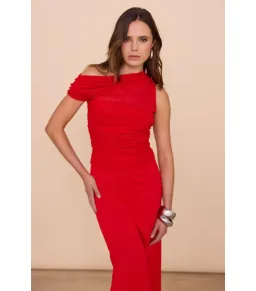 Sovere Thea Mesh Dress Chilli Size S / AU 8 for rent on The Volte - image 2