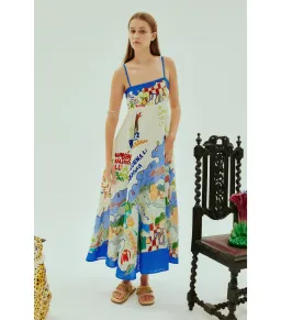 Alemais Nadia Sundress Print Size AU 12 for rent on The Volte - image 1