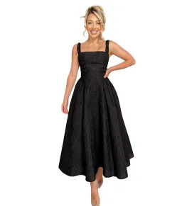Rachel Gilbert Sophy Strap Dress Black Size 3 / AU 12 for rent on The Volte - image 1