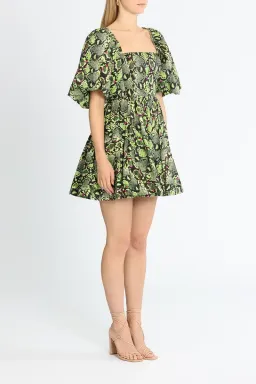 Aje Serpentine Corset Mini Dress Print Size 10 for rent on The Volte - image 2