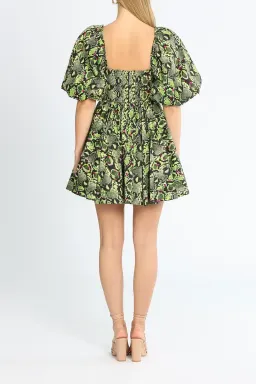 Aje Serpentine Corset Mini Dress Print Size 10 for rent on The Volte - image 3