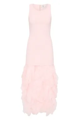 Aje Elations Knit Maxi Dress Pink Size 8 for rent on The Volte - image 6
