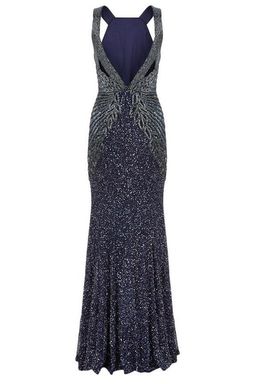 Rachel Gilbert Saskia Beaded Gown Navy Size AU 12 for rent on The Volte - image 5