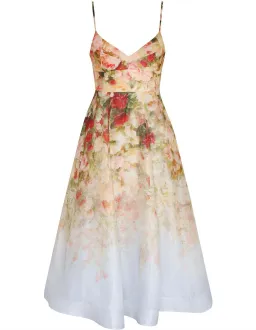Zimmermann Luminosity Picnic Midi Dress Rosy Garden Print Size 3 / AU 14 for rent on The Volte - image 3