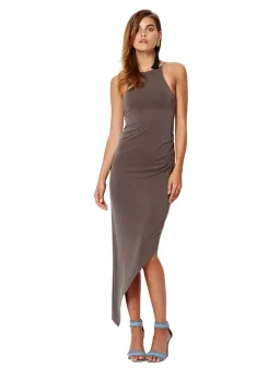 Bec & Bridge Sandalwood Asymmetric Dress Fawn Size 12 for rent on The Volte - image 1