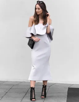 Talulah Without You Midi Dress Blue Size M  for rent on The Volte - image 1