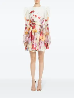 Leo Lin Jordyn Mini Dress Fleur Print Size 8 for rent on The Volte - image 1