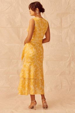 Keepsake The Label Fallen Dress in Golden  for rent on The Volte - image 3