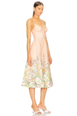 Zimmermann Matchmaker Picnic Dress in Buff & Coral Floral Size 3 / AU 14 for rent on The Volte - image 5