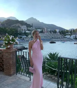 Natalie Rolt Fabienne Gown Blossom Pink Size 0 / AU 6 for rent on The Volte - image 1