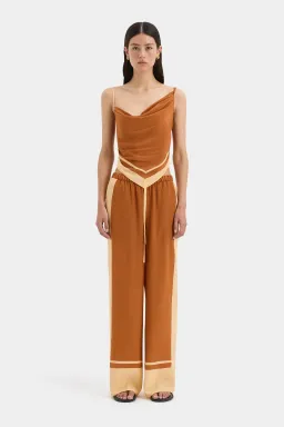 Sir the Label Soma Scarf Cami Size 1/Au 8 and Pant Set Rust Size 0/Au 6 for rent on The Volte - image 1