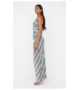 Bec & Bridge Seanna Asymmetrical Maxi Dress in Storm Check Size AU 6 for rent on The Volte - image 3