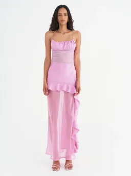 Benni Delilah Maxi Dress in Bubblegum Size S / AU 8 for rent on The Volte - image 1