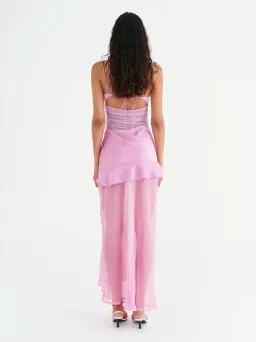 Benni Delilah Maxi Dress in Bubblegum Size S / AU 8 for rent on The Volte - image 3