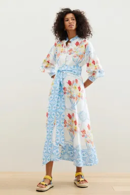 Binny Viva La Frida Midi Dress Multi Size 8 for rent on The Volte - image 1