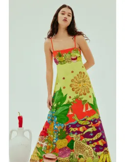 Alamais Tiger Day Dress Multi Size AU 6 for rent on The Volte - image 5