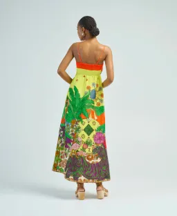 Alamais Tiger Day Dress Multi Size AU 6 for rent on The Volte - image 2