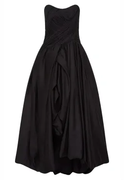 Aje Spatial Maxi Dress Black Size 4 for rent on The Volte - image 4