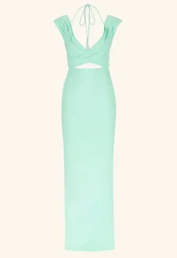 Shona Joy Lani Maxi Dress Aqua Size 8 for rent on The Volte - image 5