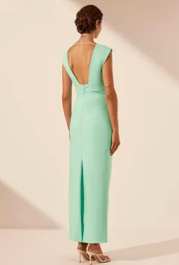 Shona Joy Lani Maxi Dress Aqua Size 8 for rent on The Volte - image 4