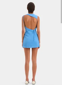 Sir the Label Ligera Mini Dress in Cornflour Size 2/AU 10 for rent on The Volte - image 2