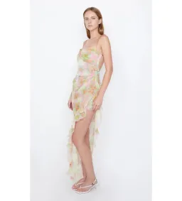 Bec & Bridge Zephy Asym Dress Pink Blossom Size 10 for rent on The Volte - image 2