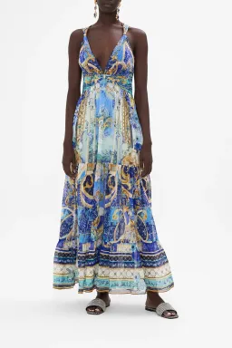 Camilla Views of Vesuvius T Back Gathered Panel Dress Size M / AU 12 for rent on The Volte - image 1