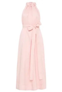 Aje Mariel Trapeze Midi Dress Soft Pink Size 6 for rent on The Volte - image 3