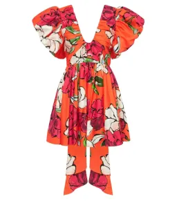 Aje Gretta Bow Back Mini Dress Vivid Camellia Size AU 8 for rent on The Volte - image 6