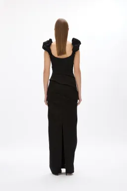 Rachel Gilbert Kalina Gown Black Size 2 / AU10 or AU12 for rent on The Volte - image 2