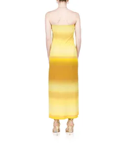Bec & Bridge Amara Strapless Maxi Dress in Golden Ombre Size AU 12 for rent on The Volte - image 3