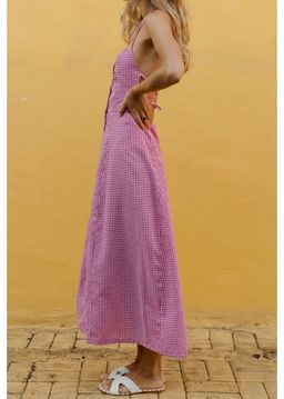 Posse the Label Marlowe Dress Red Gingham XS / AU 6 for rent on The Volte - image 2